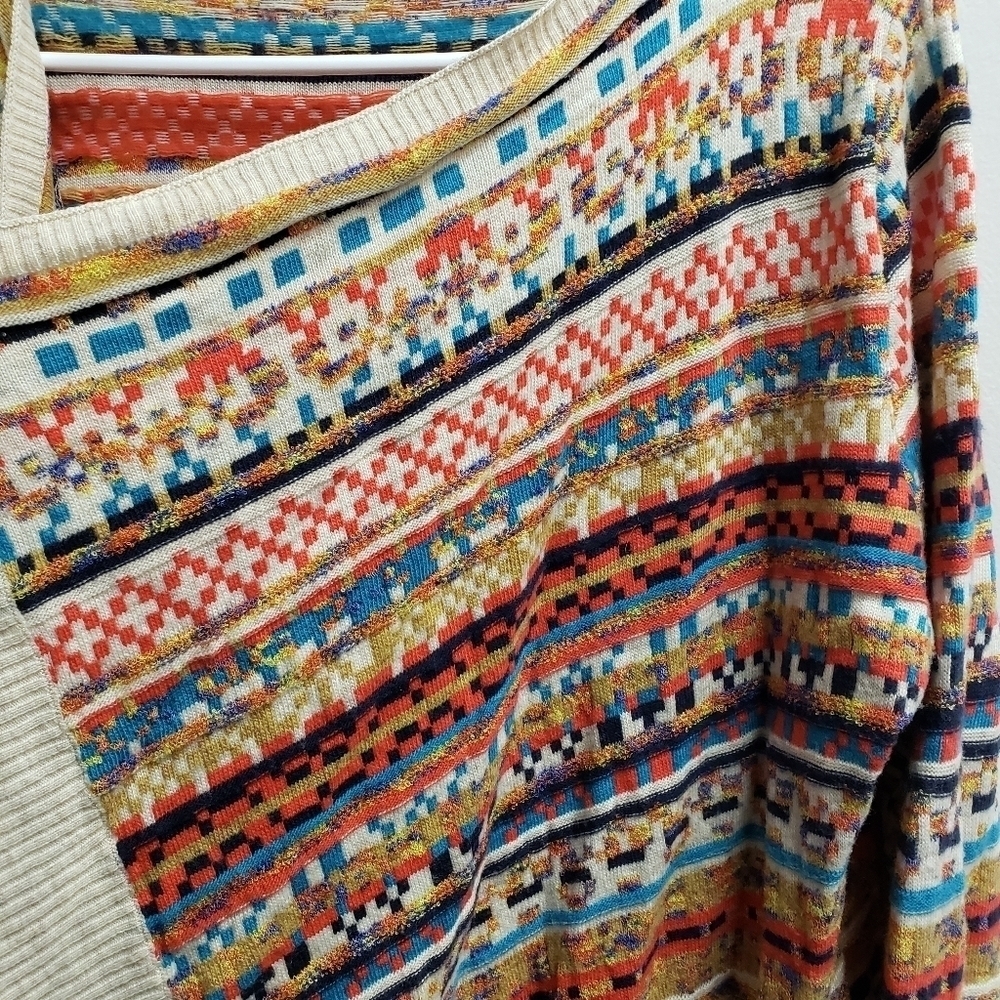 Ya Los Angeles Womens Cardigan Fringe Colorful One Size - Picture 5 of 6